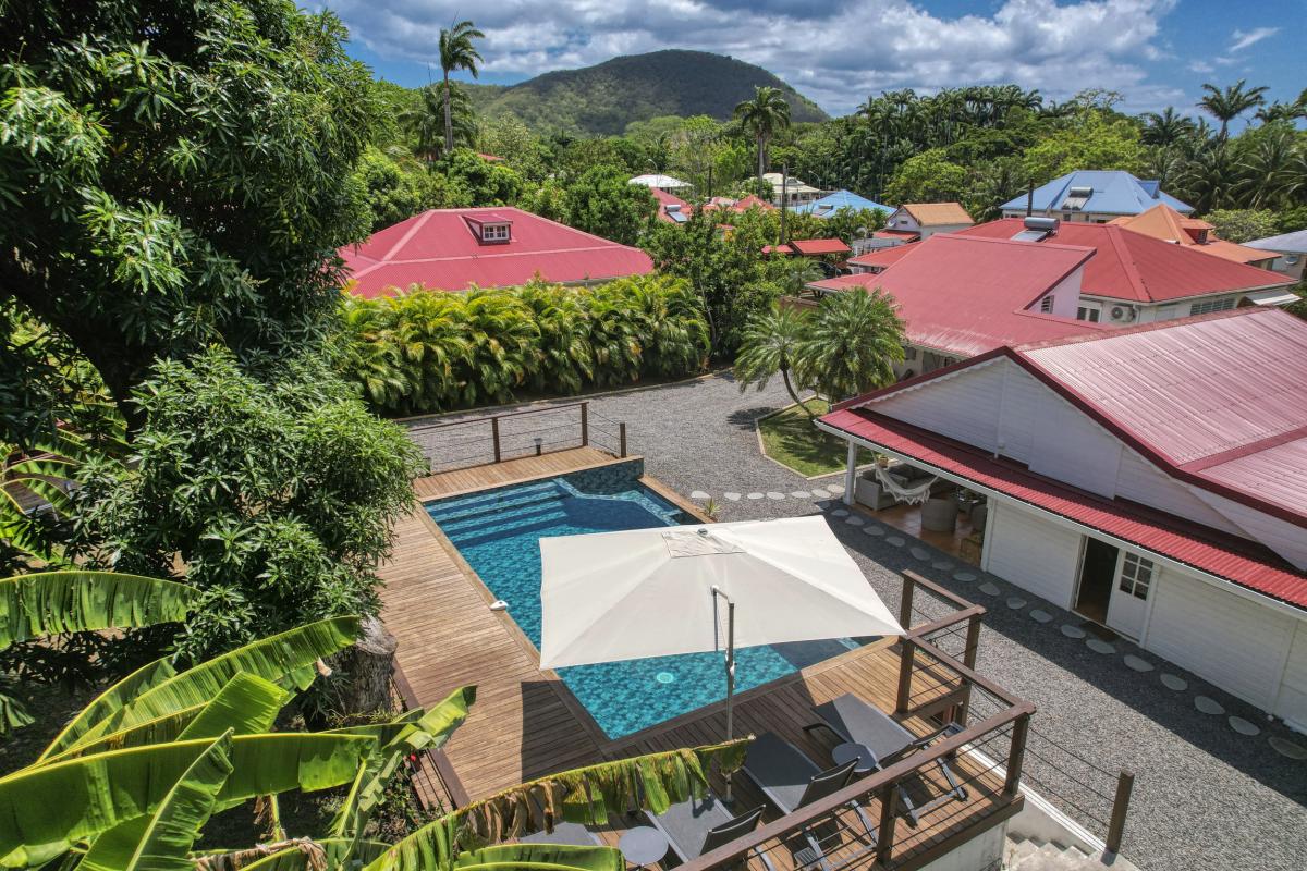 5.Location villa piscine 200 Grande Anse Deshaies Guadeloupe